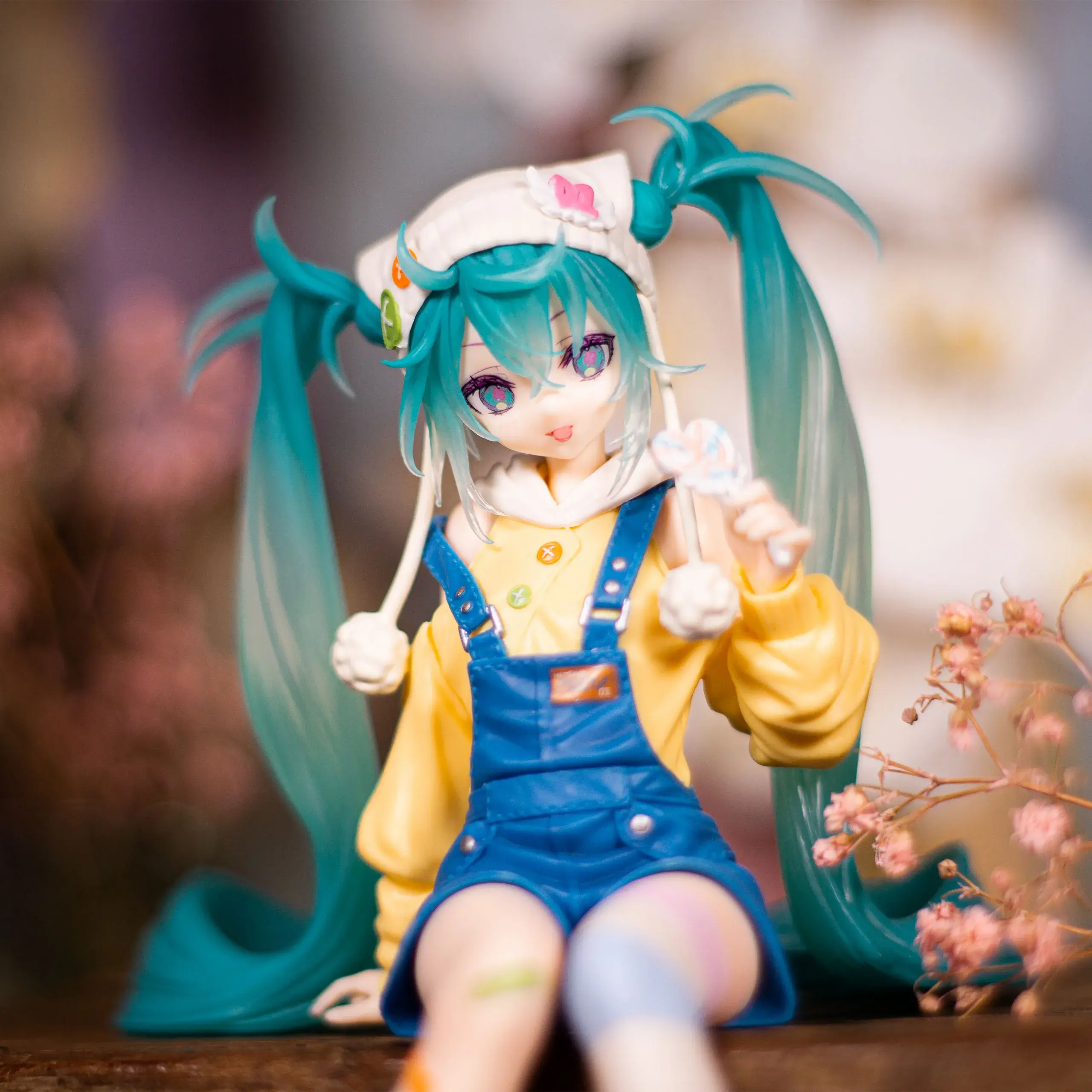 Hatsune Miku figura - Noodle Stopper Figure Lollipop - Furyu